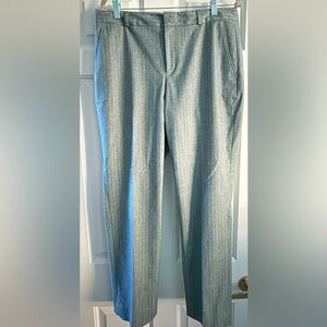 Banana Republic Grayish Green Flannel Dress Pants